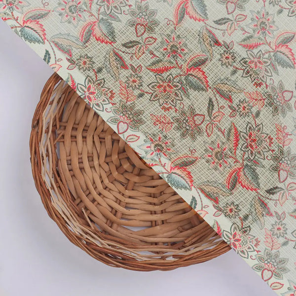 Classy Floral Velly Kota Doria Digital Printed Fabric Material – 470a0187copy - alternate view