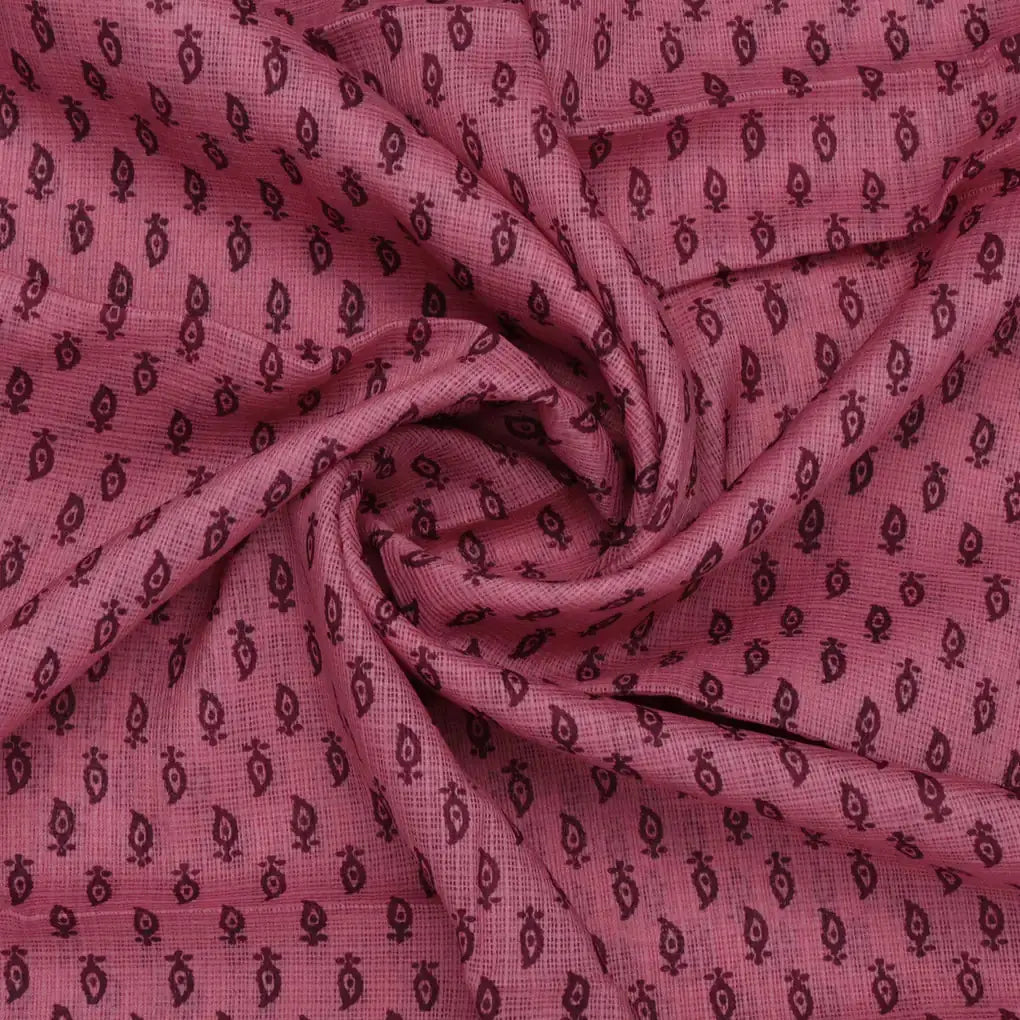 Gorgeous Kota Doria Digital Print Fabric with Damask Motif Butti – 470a0331copy