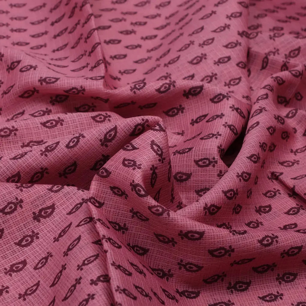Gorgeous Kota Doria Digital Print Fabric with Damask Motif Butti – 470a0333copy