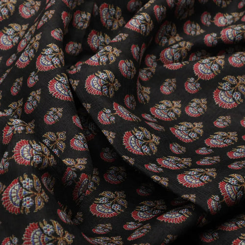 Classy Kota Doria Damask Floral Butti Printed Fabric Material – 470a0350copy