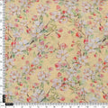 Kota Doria Fabric Material with Classy Floral Designs in Vibrant Yellow Color – 470a0370copy