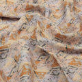 Classy Geometric Floral Kota Doria Printed Fabric Material – 470a0389copy