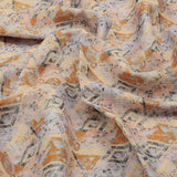 Classy Geometric Floral Kota Doria Printed Fabric Material – 470a0389copy