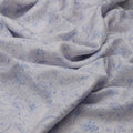 Gorgeous Purple and White Ditsy Floral Printed Kota Doria Fabric Materail – 470a0402copy