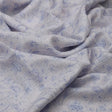 Gorgeous Purple and White Ditsy Floral Printed Kota Doria Fabric Materail – 470a0402copy