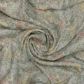 Classy Floral Velly Kota Doria Fabric Material with Decorative Leaves – 470a0414copy