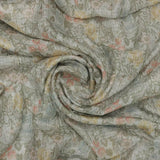 Classy Floral Velly Kota Doria Fabric Material with Decorative Leaves – 470a0414copy