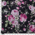 Gorgeous Pink and Black Floral Kota Doria Digital Fabric for Classy Outfits – 470a0418copy