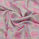 Alluring Purple and Pink Floral Kota Doria Digital Printed Fabric Material – 470a0426copy