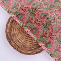 Gorgeous Floral and Leaves Kota Doria Digital Printed Fabric Material – 470a0447copy