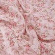 Gorgeous Kota Doria Digital Print Fabric in Green and Pink – 470a0473copy