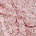 Gorgeous Kota Doria Digital Print Fabric in Green and Pink – 470a0473copy