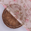 Gorgeous Kota Doria Digital Print Fabric in Green and Pink – 470a0474copy