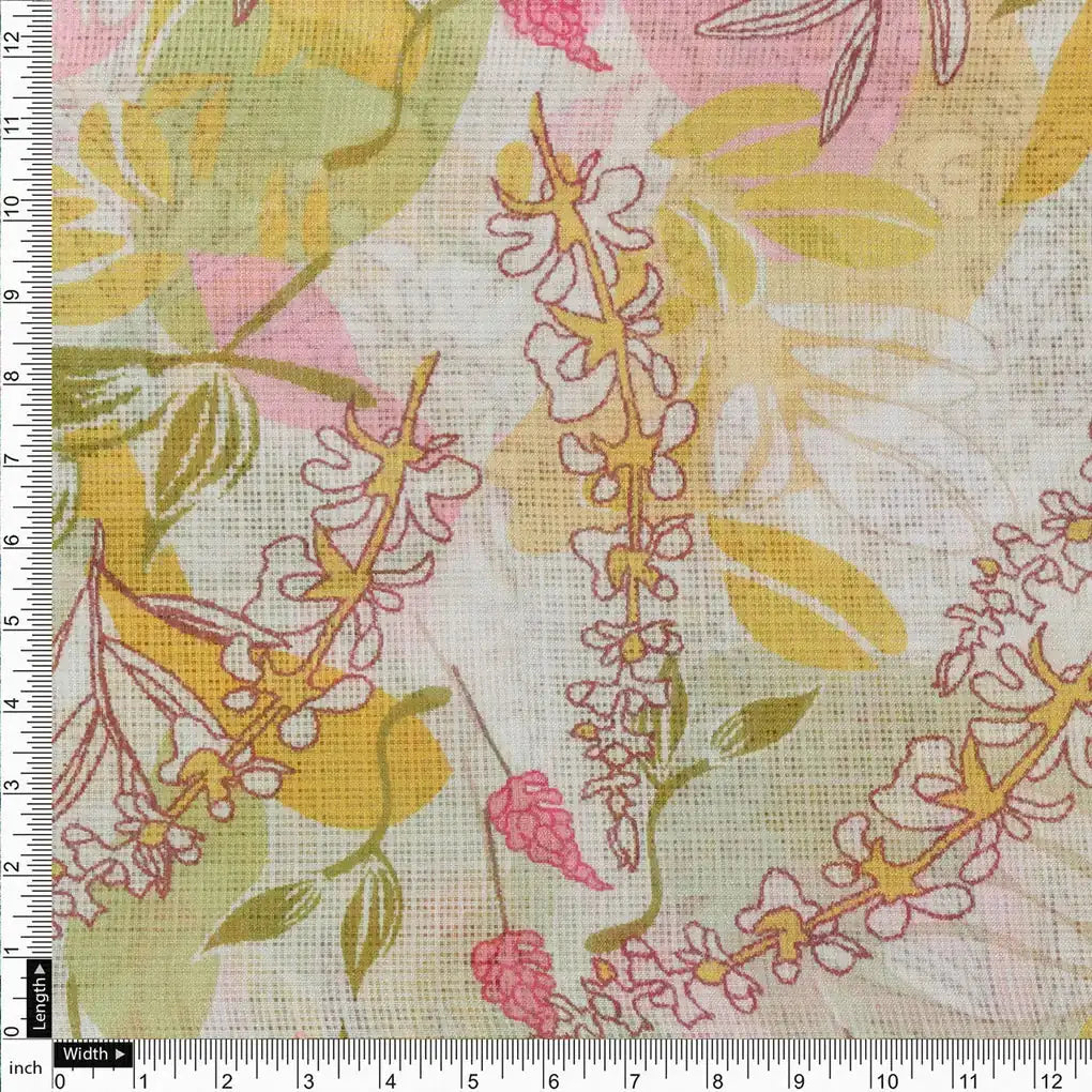 Gorgeous Decorative Kota Doria Digital Printed Fabric Material – 470a0482copy