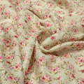 Kota Doria Fabric Material of Printed Floral Blooms – 470a0512copy