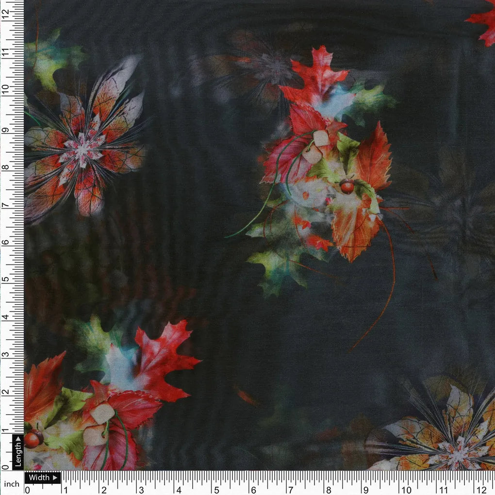 Gorgeous Floral Organza Printed Fabric Material – 470a0747copy