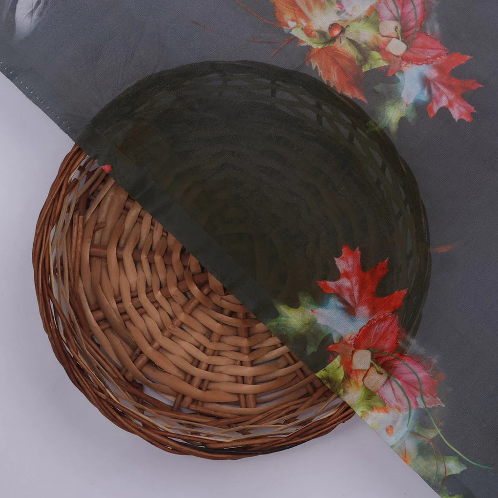 Gorgeous Floral Organza Printed Fabric Material – 470a0750copy