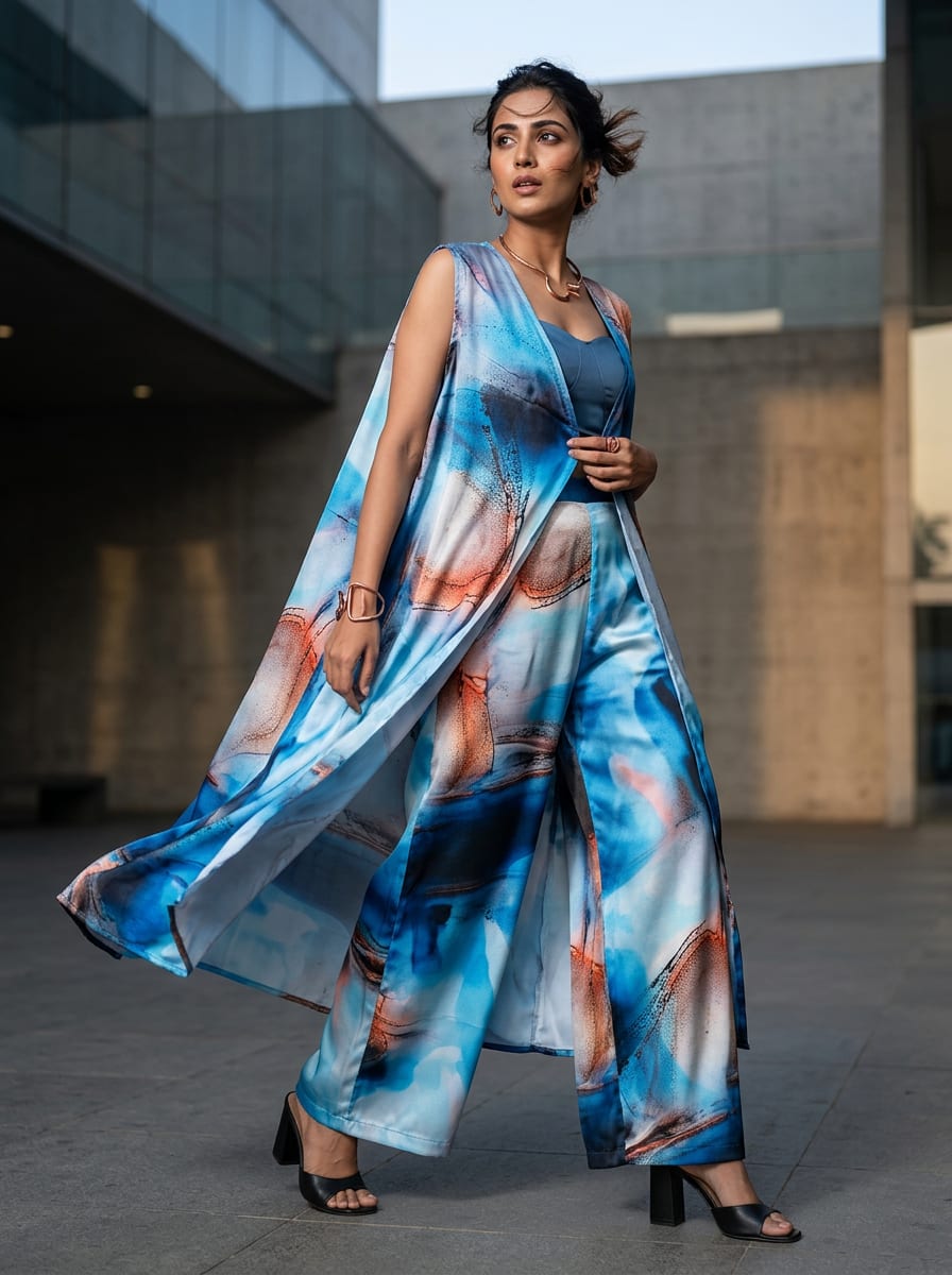 A Canvas of Flowing Colour and Form