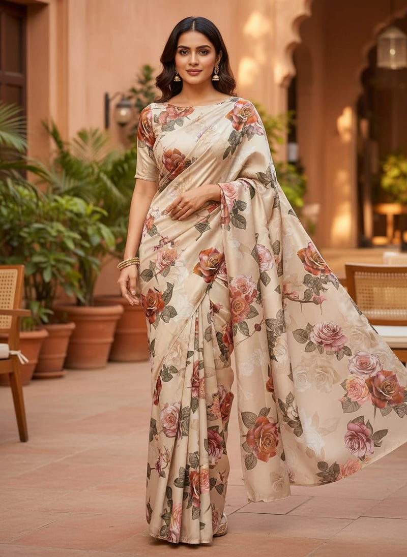 Colorful Floral Digitally Printed Fabrics