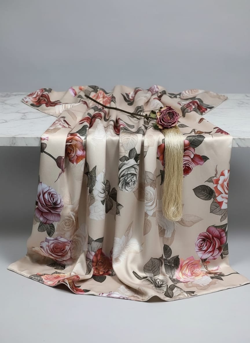 Colorful Floral Digitally Printed Fabrics