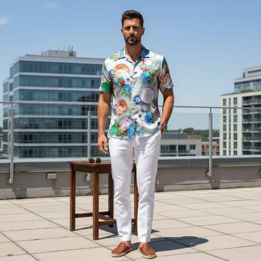 High Quality Multicolor Floral Digitally Printed Fabrics