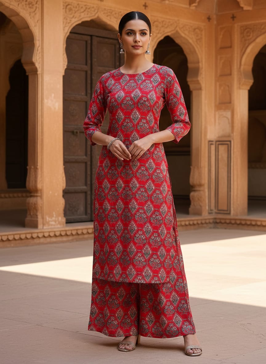 A Classic Motif, Reimagined in Red