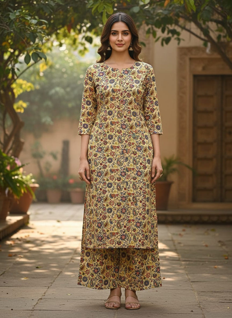 Multicolor Ethnic Floral and Paisley Jaal Pure Muslin Digital Printed Fabric