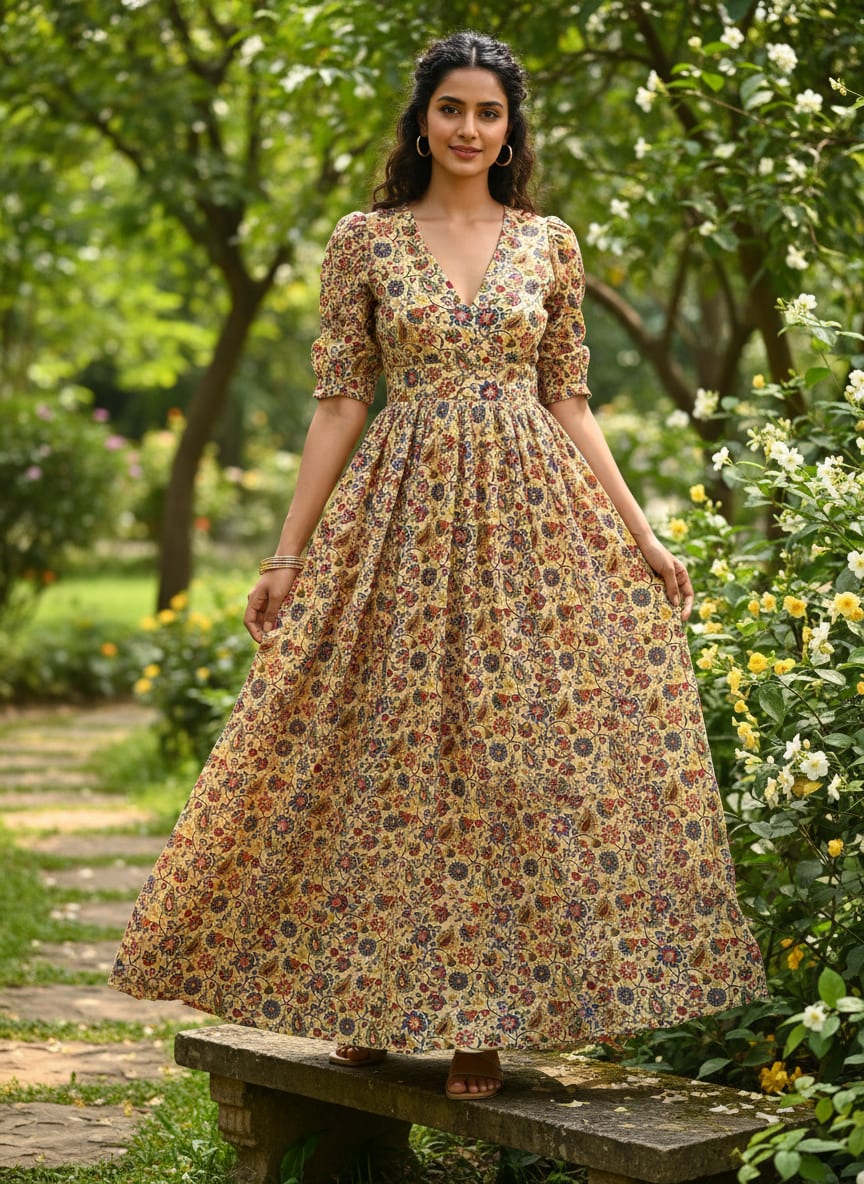 Multicolor Ethnic Floral and Paisley Jaal Pure Muslin Digital Printed Fabric