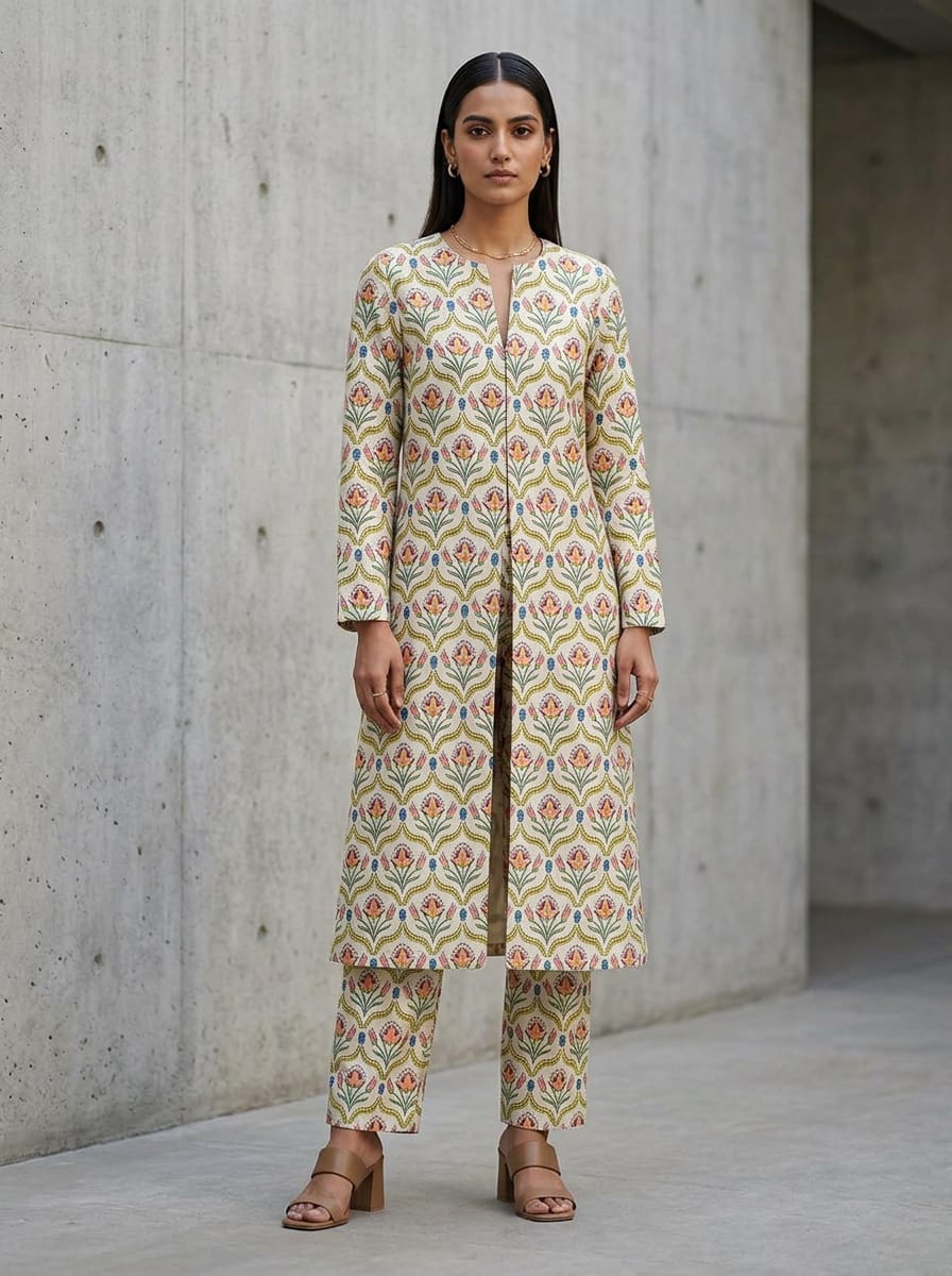 A Print Inspired by Folk Art Florals