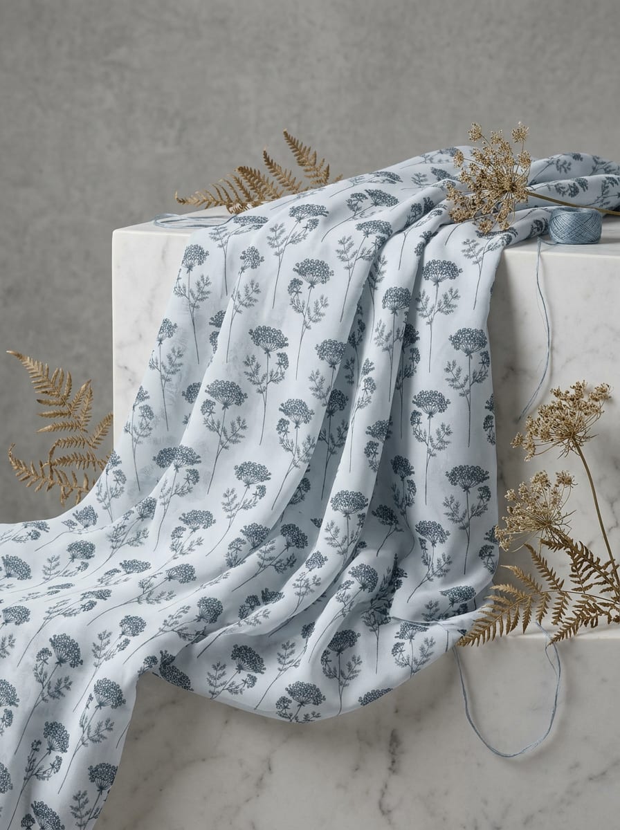 A Delicate Sketch on Woven Air
