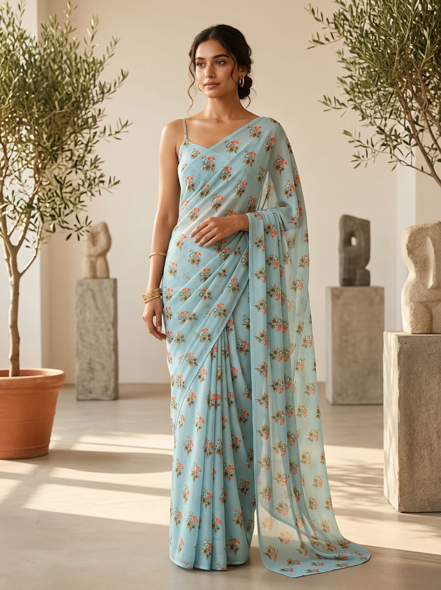 A Print Reminiscent of Vintage Gardens