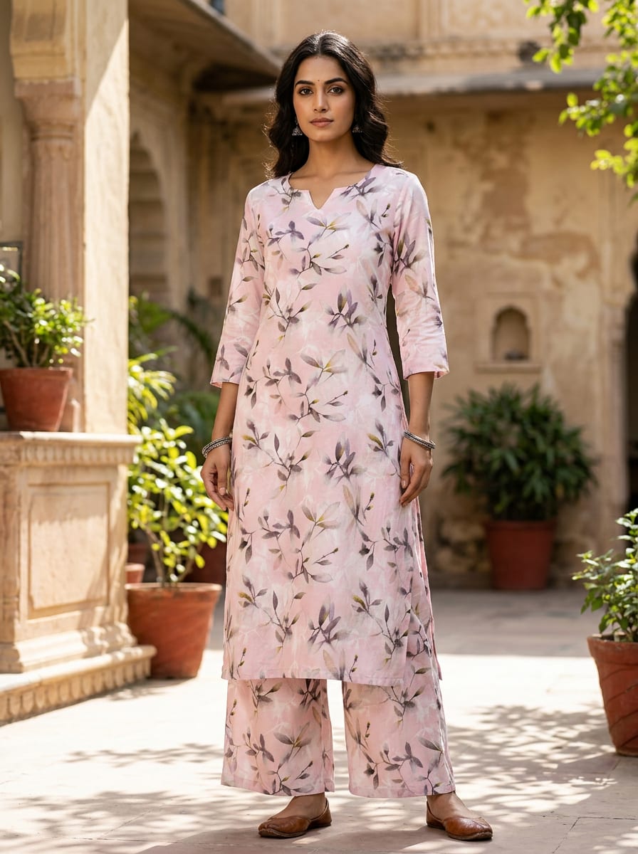 A Print Painted in Soft Hues