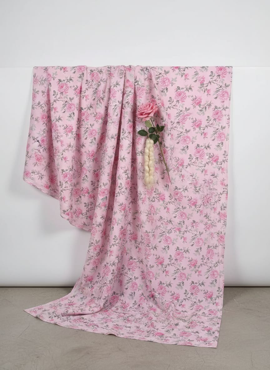 A Print Reminiscent of English Gardens