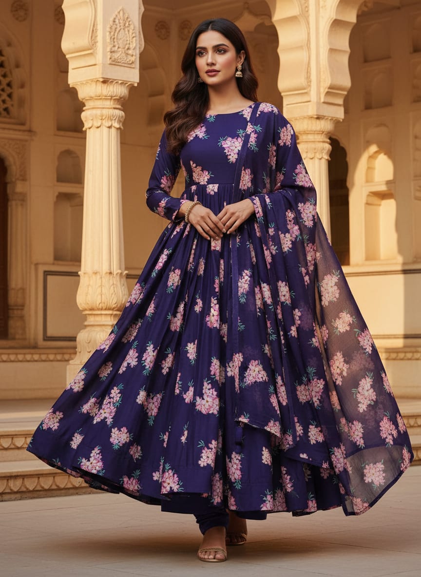 Where Midnight Blue Meets Morning Bloom