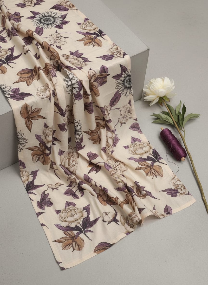 A Print Drawn from a Vintage Garden