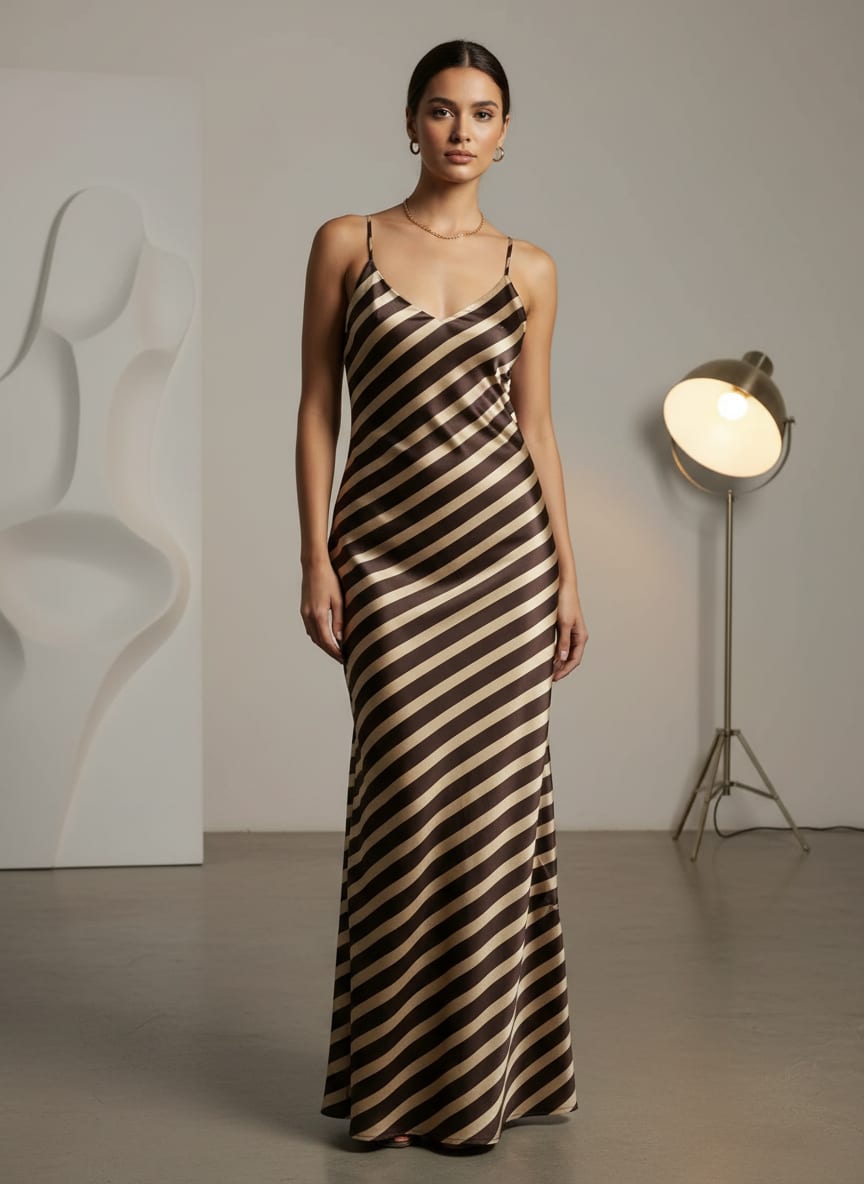 Where Classic Lines Meet Liquid Drape