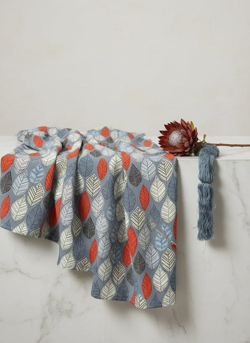 Autumn Leaves Digital Printed Fabric
