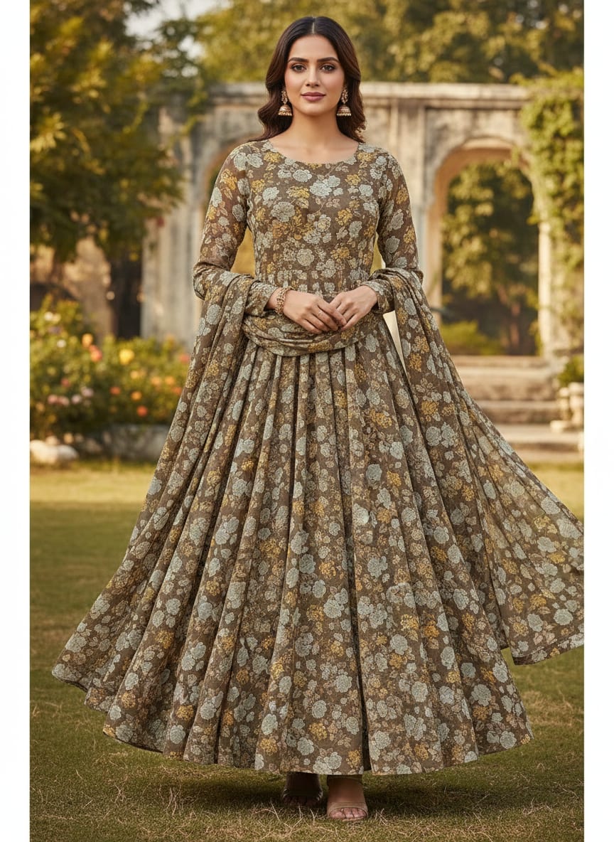 A Print Reminiscent of Vintage Gardens