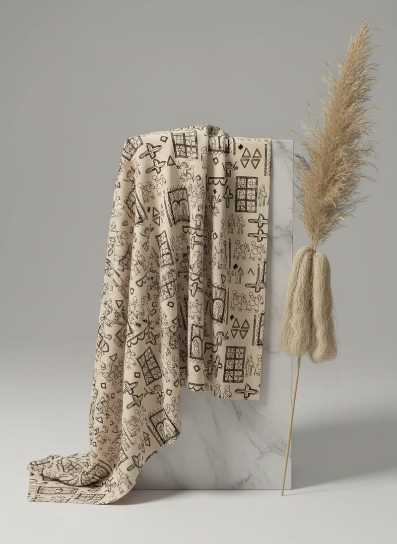 Beautiful Quirky Printed Fabric