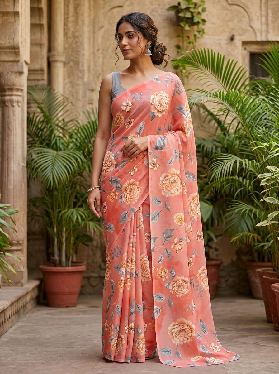 A Floral Print for Quiet Moments