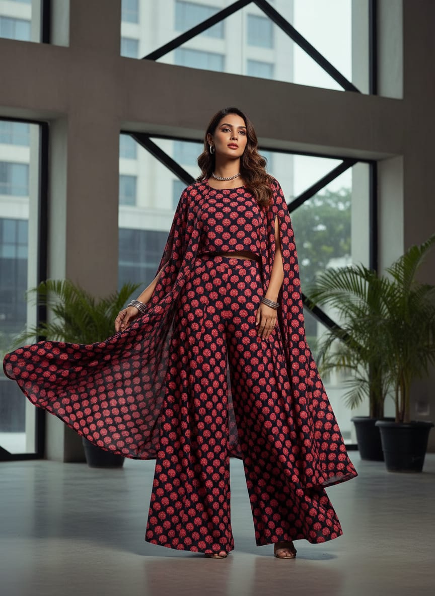 A Classic Buti, Reimagined in Red
