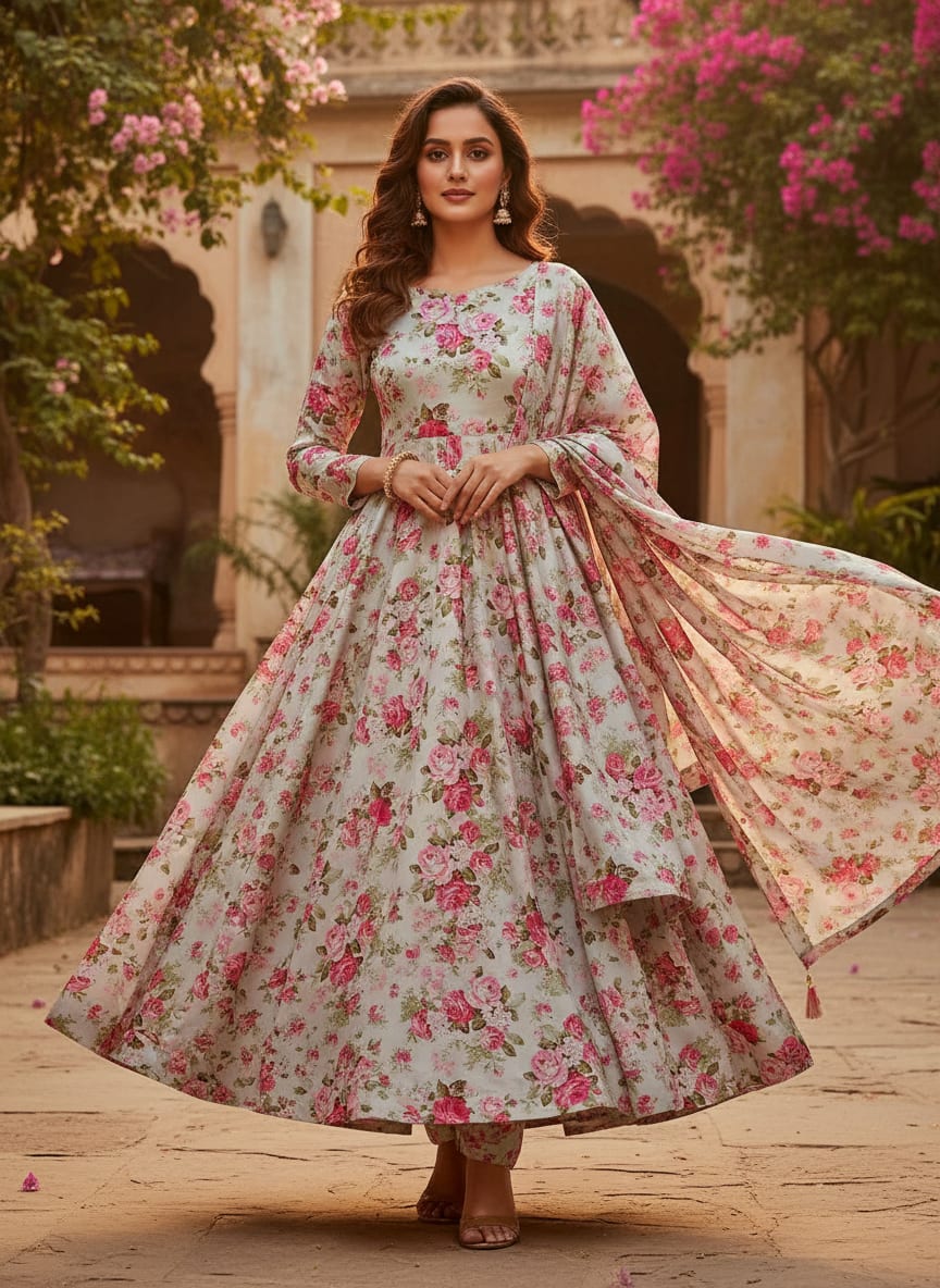 A Print That Blooms with Timeless Romance