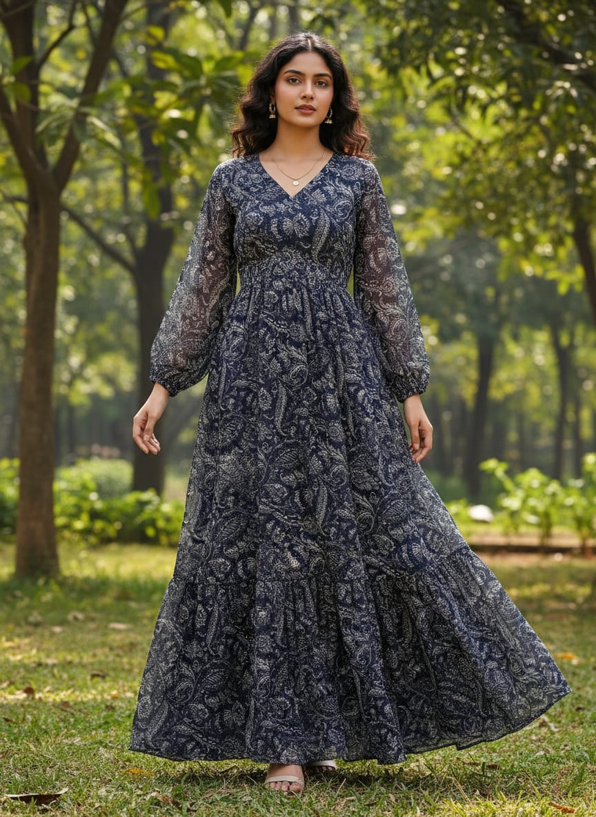 A Classic Motif, Reimagined in Midnight Hues