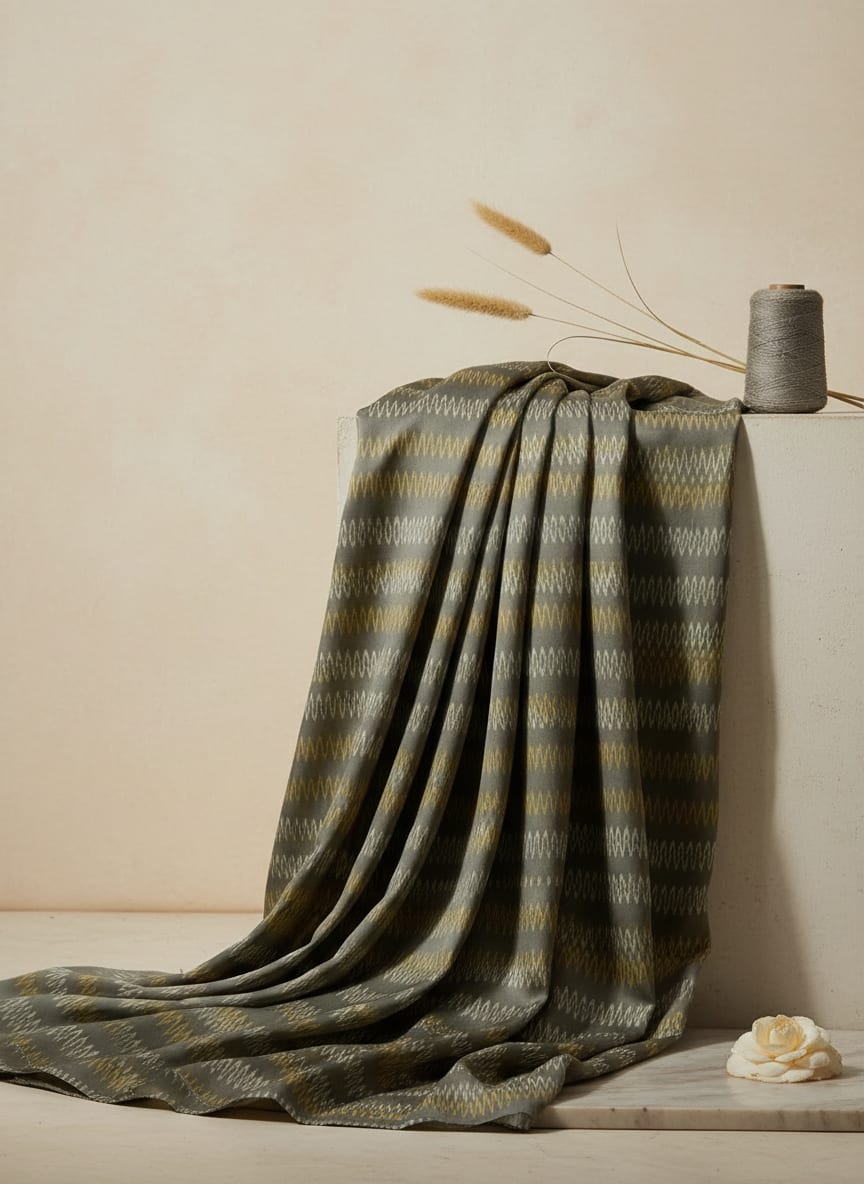 Cheveron Design Digital Printed Fabric