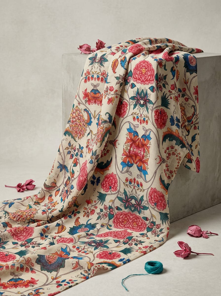 A Garden of Tradition on Cloth