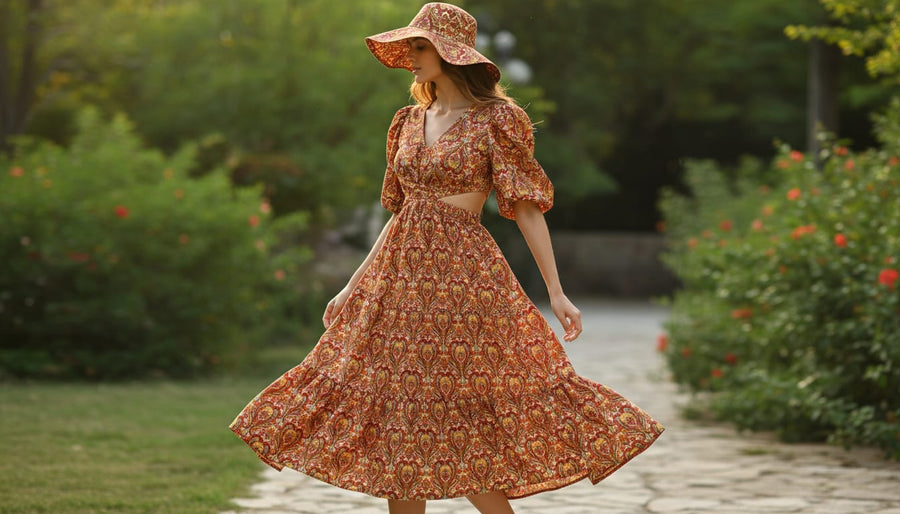 Damask Pattern Digital Printed Fabrics