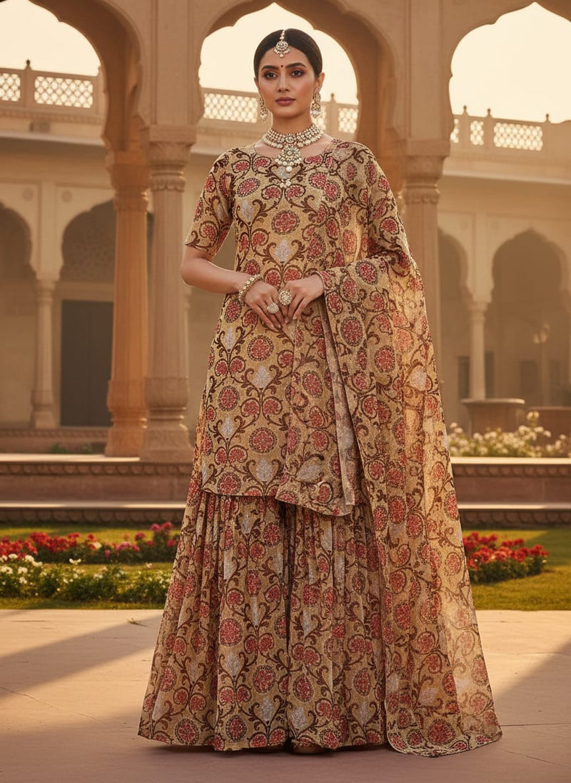 Decorative Damask Digital Printed Fabric