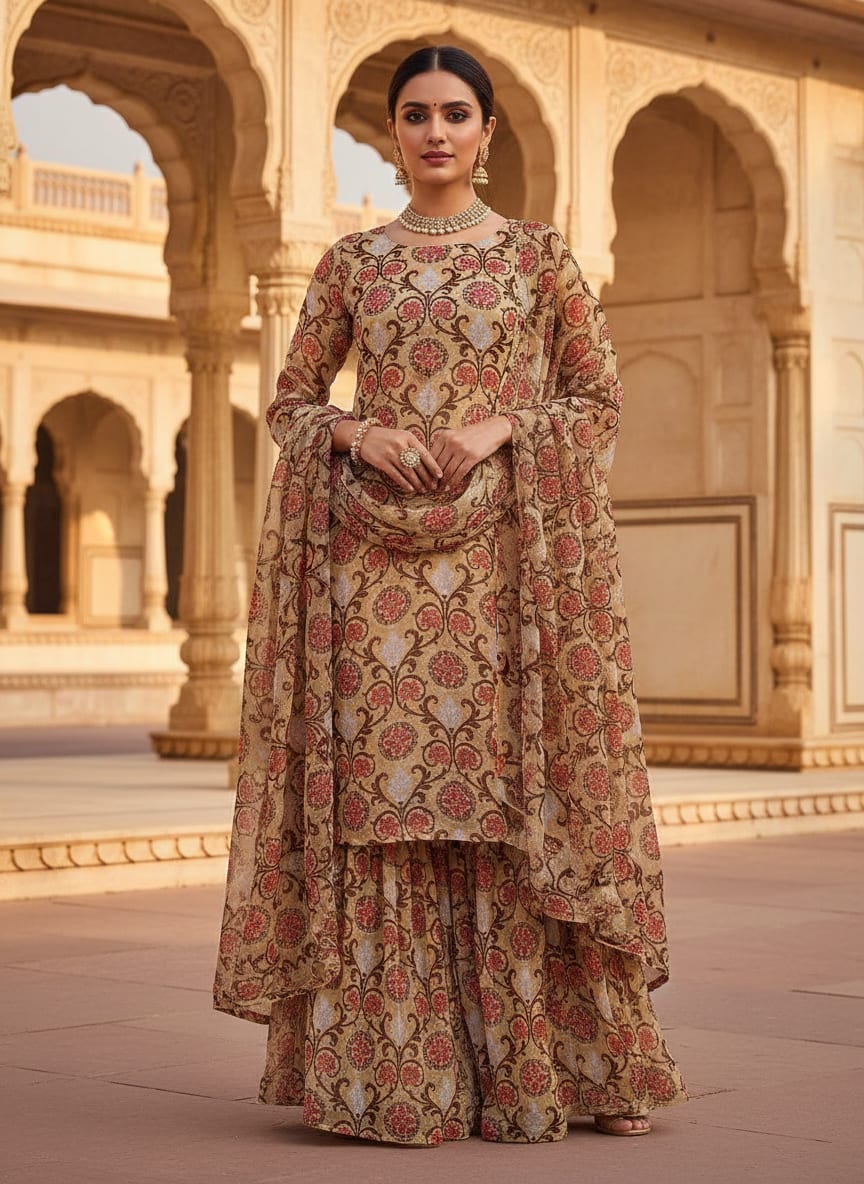 A Pattern Echoing Royal Textiles