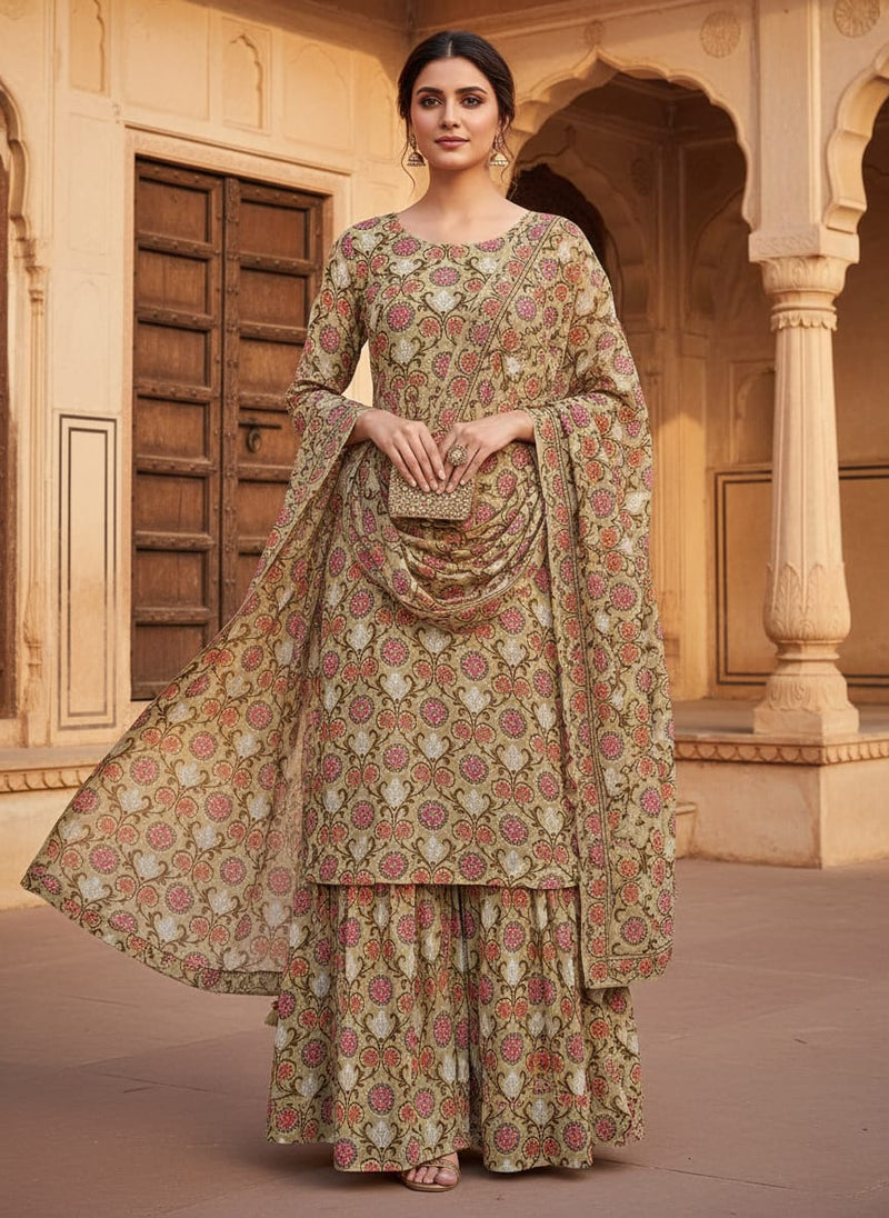 Decorative Damask Digital Printed Fabric
