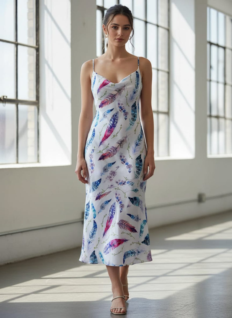 Feathers Digital Printed Fabric
